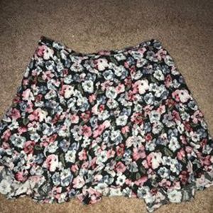 Floral Print Skirt